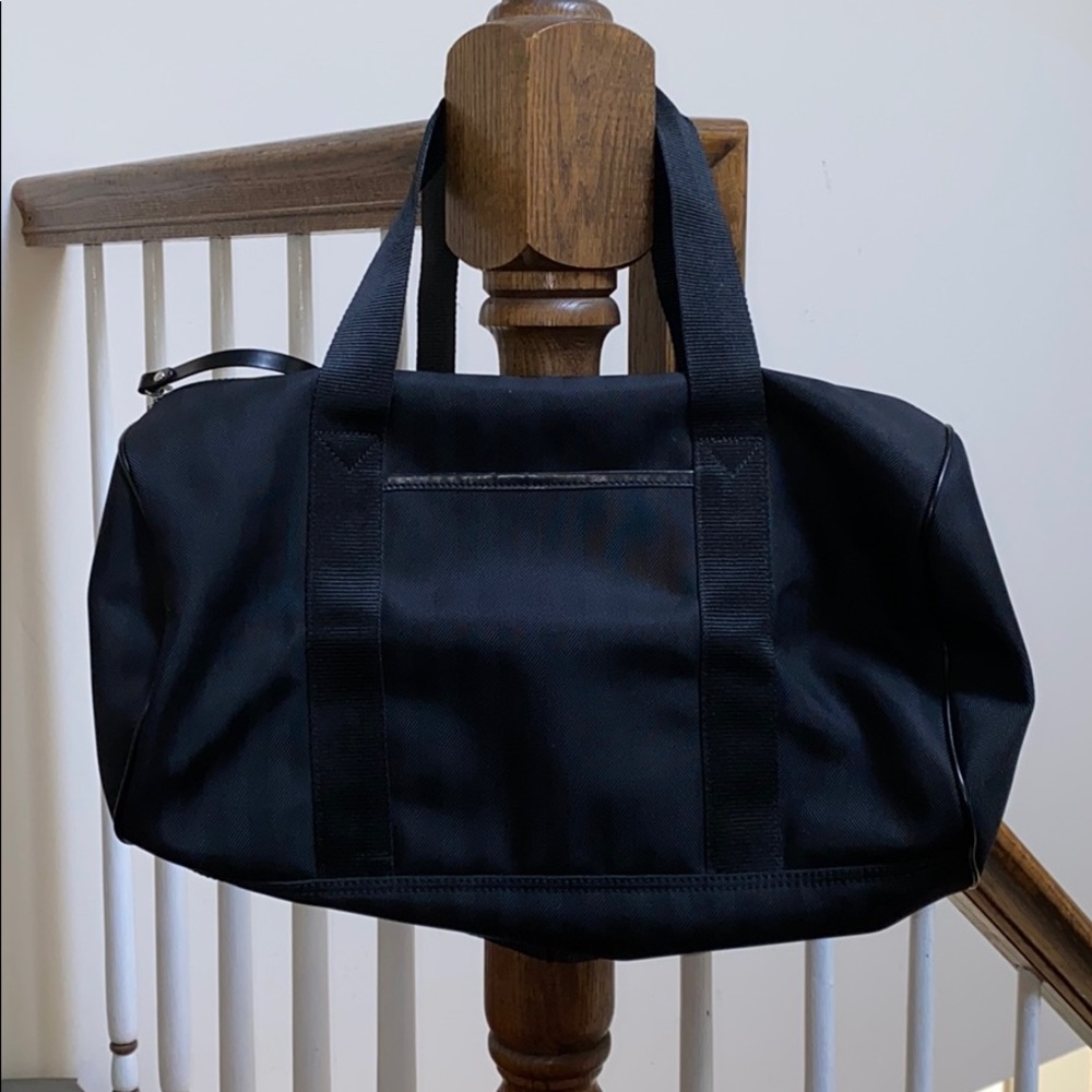 Banana Republic Black Duffel Overnight Bag